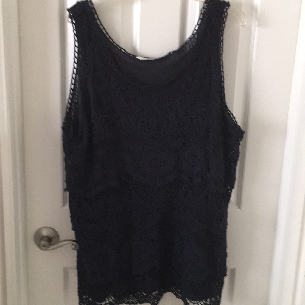 Crocheted Knit Tank